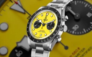 Tudor Black Bay Chrono 39 Bumblebee change la donne avec son cadran jaune mat et son boîtier 39 mm équipé du calibre MT5813 sans limitation