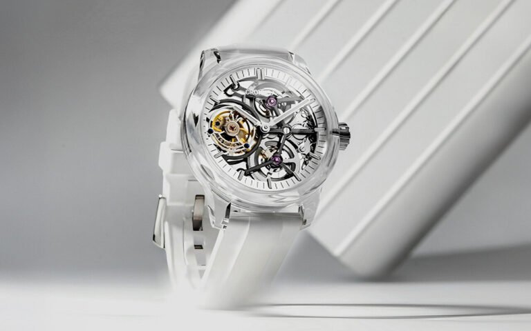 CronusArt ose un boîtier intégral en saphir et un tourbillon manuel à 6 199 € sur la CM026-003 Supreme Treasure en édition limitée