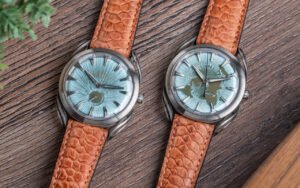 Holthinrichs célèbre 10 ans en lançant les LAB Series 1.S et 1.GMT, deux montres en titane 3D de 38,5 mm aux cadrans cuivre patiné qui définissent l’Horlogerie Brut