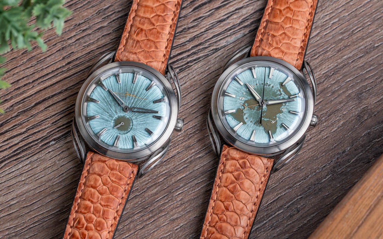 Holthinrichs célèbre 10 ans en lançant les LAB Series 1.S et 1.GMT, deux montres en titane 3D de 38,5 mm aux cadrans cuivre patiné qui définissent l’Horlogerie Brut