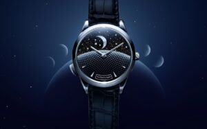 Van Cleef & Arpels dévoile à Watches and Wonders 2026 une Midnight Jour Nuit Phase de Lune en or blanc et aventurine animée affichée à 158 000 €