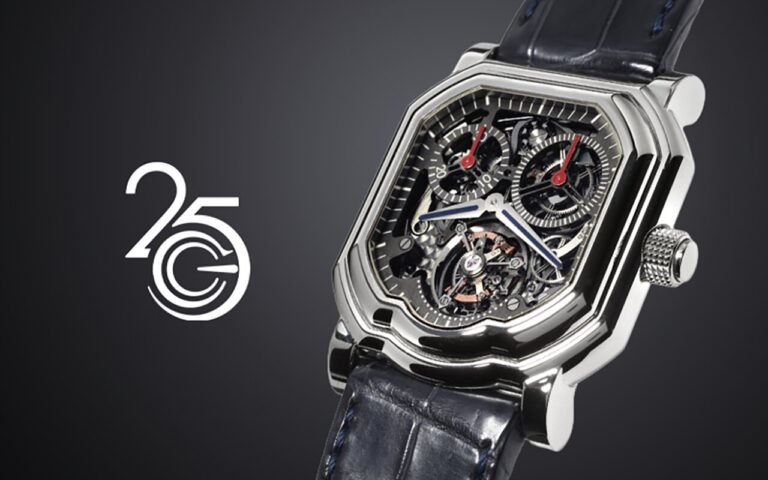 Dernière maison fondée par Gerald Genta, Gerald Charles signe avec le Maestro asymétrique une montre qui n’a rien perdu du génie de son créateur