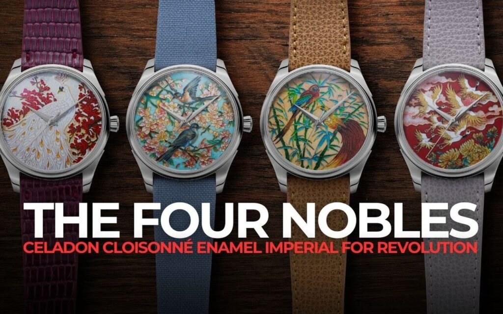 La porcelaine impériale chinoise s’invite pour la première fois sur des cadrans de haute horlogerie grâce à Celadon