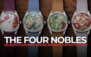 La porcelaine impériale chinoise s’invite pour la première fois sur des cadrans de haute horlogerie grâce à Celadon