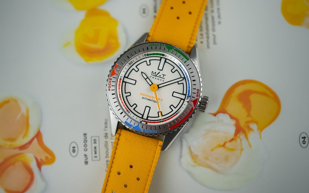Une montre française à 990 € qui cuit vos œufs à la perfection : l’Egg Master II de MAT Watches et son Soprod M100 n’ont aucun équivalent en horlogerie
