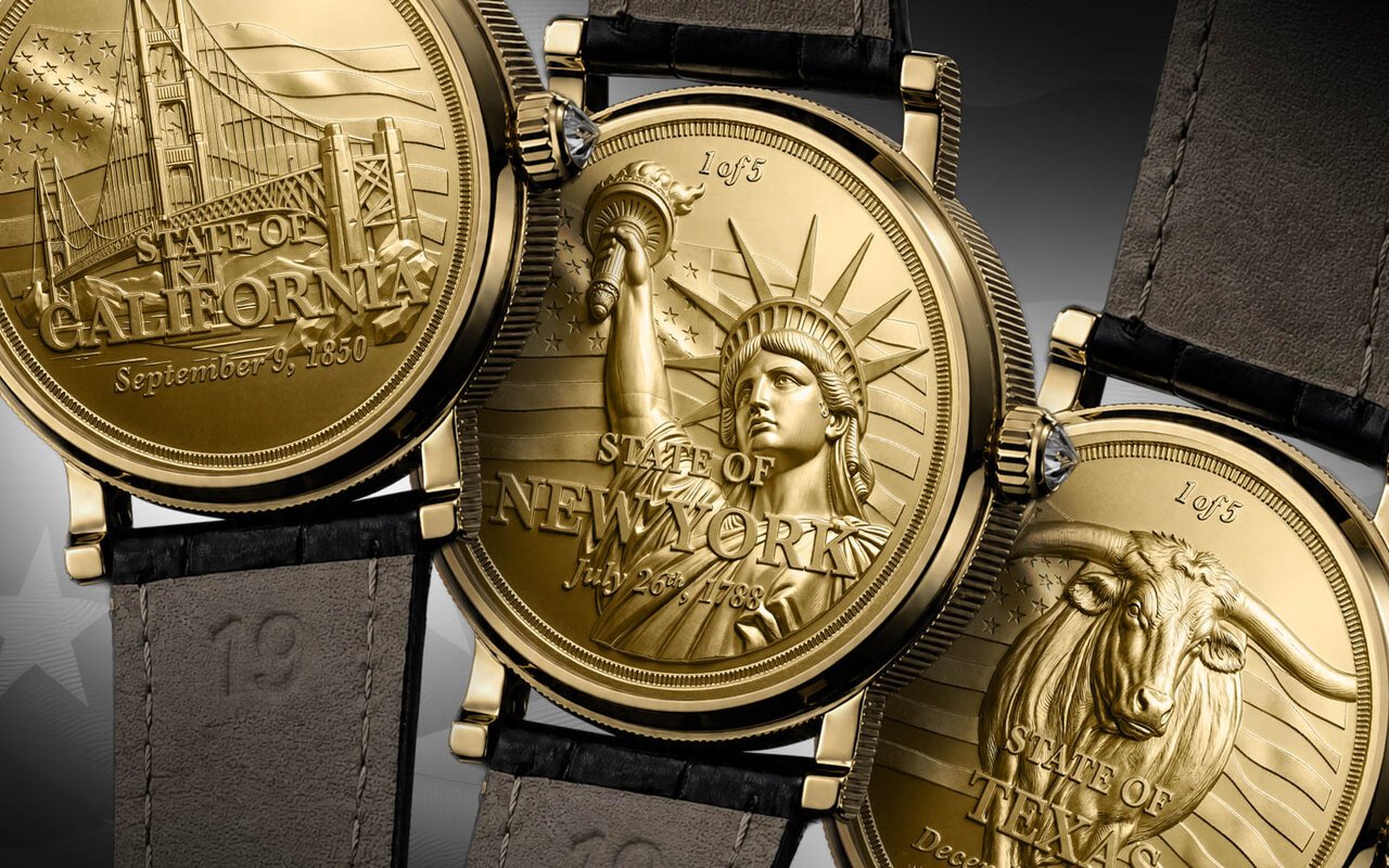 Une montre Corum en or 18 carats à 54 000 € pour chaque État américain célèbre les 250 ans d’indépendance en seulement 250 exemplaires