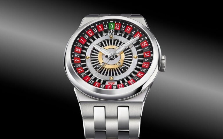 Ce double rotor Perrelet Turbine Roulette qui tourne comme une vraie table de jeu est la chose la plus folle vue sur un cadran de montre