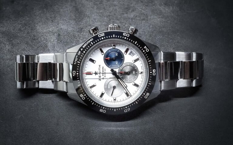 El Primero pousse la Zenith Chronomaster Sport au 1/10e de seconde, là où la plupart des chronographes de luxe n’ont jamais osé s’aventurer