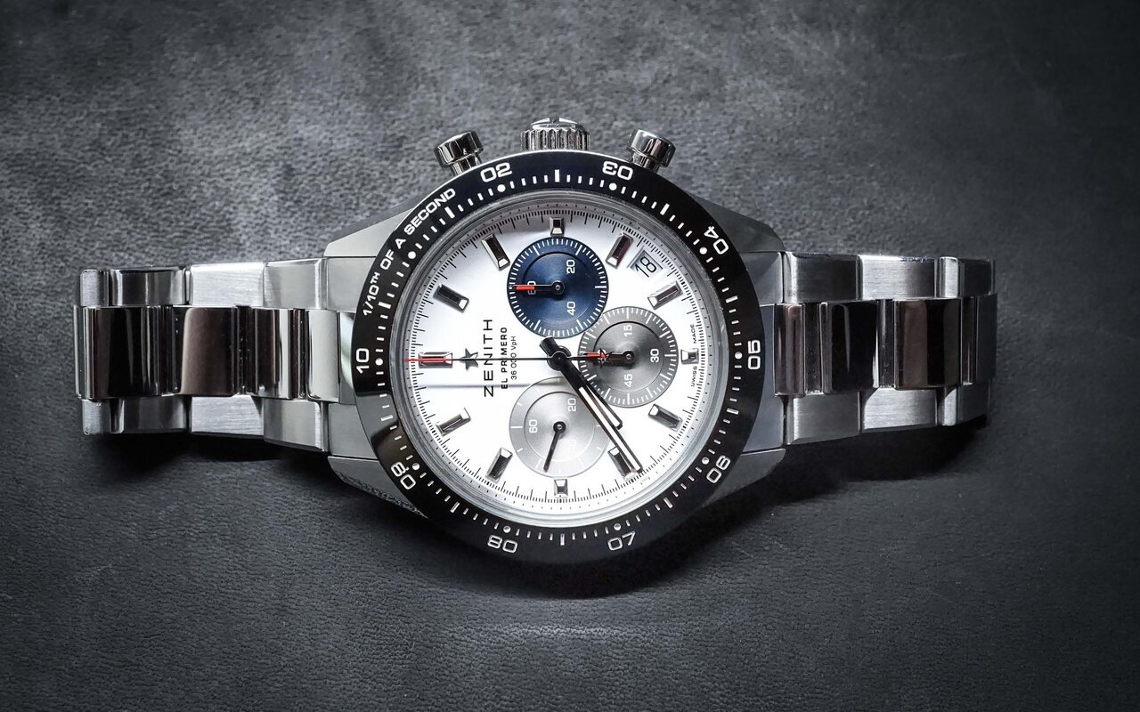 El Primero pousse la Zenith Chronomaster Sport au 1/10e de seconde, là où la plupart des chronographes de luxe n’ont jamais osé s’aventurer