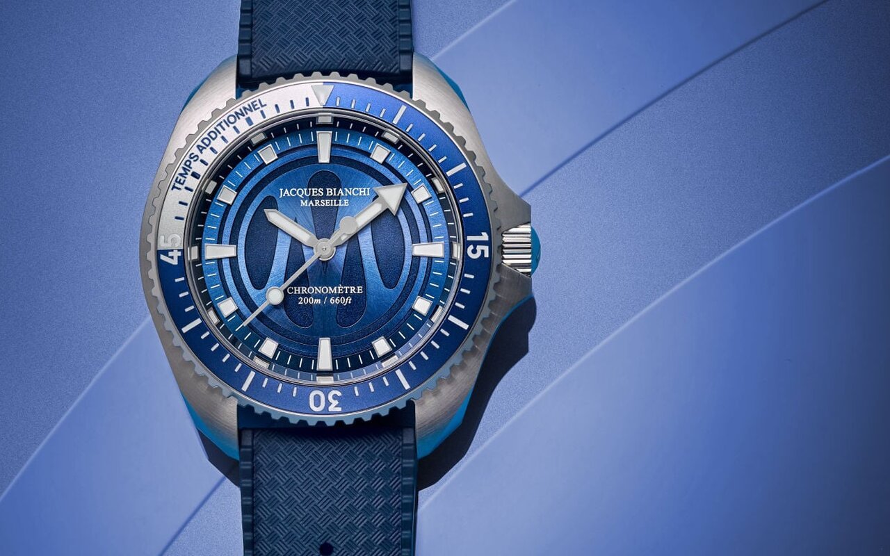 Jacques Bianchi signe avec l’OM la première montre officielle de l’Olympique de Marseille, une première dans l’horlogerie de luxe française