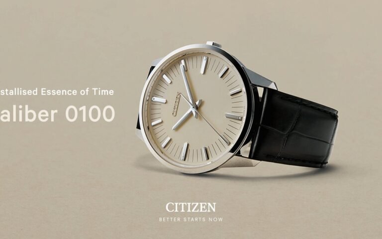 La Citizen Caliber 0100 dérive d’une seconde par an, un record que personne dans l’horlogerie n’avait réussi à atteindre avec du quartz