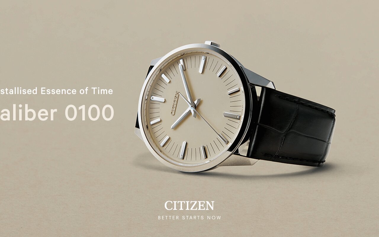 La Citizen Caliber 0100 dérive d’une seconde par an, un record que personne dans l’horlogerie n’avait réussi à atteindre avec du quartz