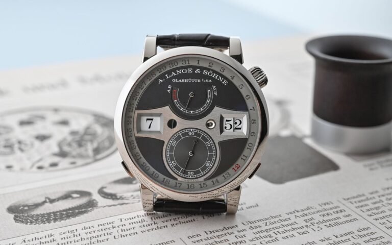 La Zeitwerk d’A. Lange & Söhne affiche l’heure en chiffres qui sautent comme un écran numérique, mais aucun circuit électronique ne se cache à l’intérieur