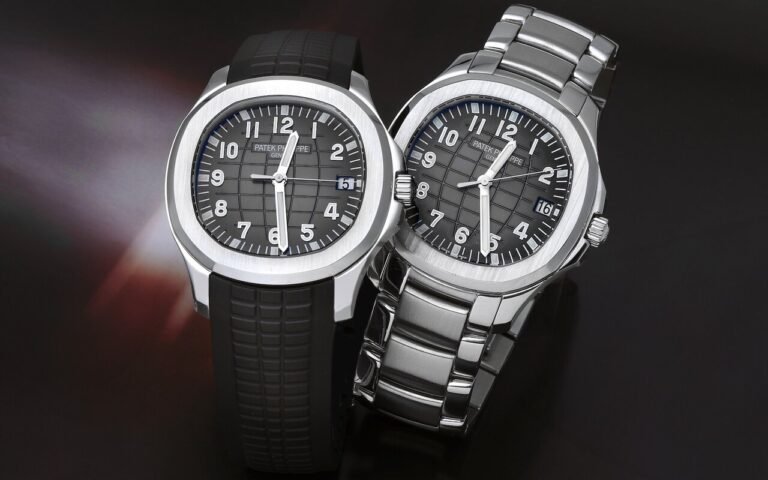 Longtemps moqué par les puristes, le bracelet caoutchouc de la Patek Philippe Aquanaut s’impose aujourd’hui comme l’une des signatures les plus désirées de l’horlogerie sportive