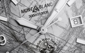 Montblanc vient de dévoiler comment du bois gratté sur métal reproduit l’aspect d’un glacier sur le cadran de l’Iced Sea