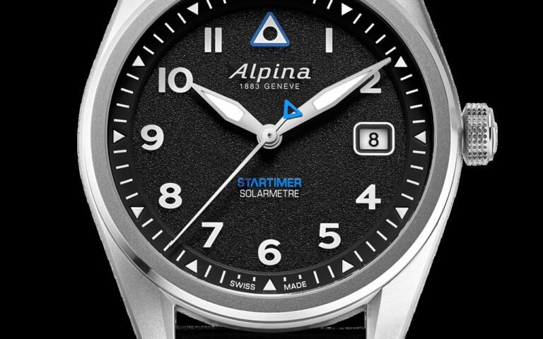 Alpina lance la Startimer Pilot Solarmetre, une montre d’aviateur solaire capable de tenir dix mois dans l’obscurité