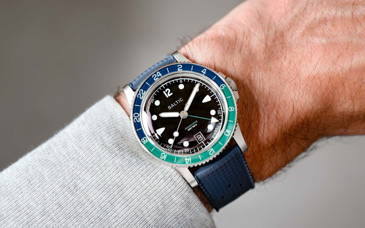 Baltic revoit l’Aquascaphe GMT MK-II à la baisse sur le prix et à la hausse sur la mécanique avec un vrai GMT indépendant