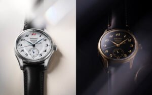 Émail blanc et laque urushi : Seiko Presage fait revivre la Laurel de 1913, première montre-bracelet japonaise