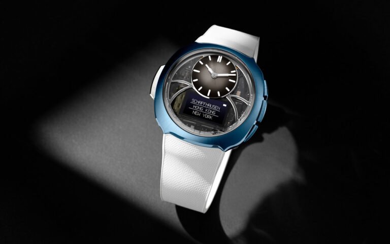 Première Moser vendue en ligne, l’Off-Grid est une montre numérique à 3 900 francs suisses disponible jusqu’au 5 octobre
