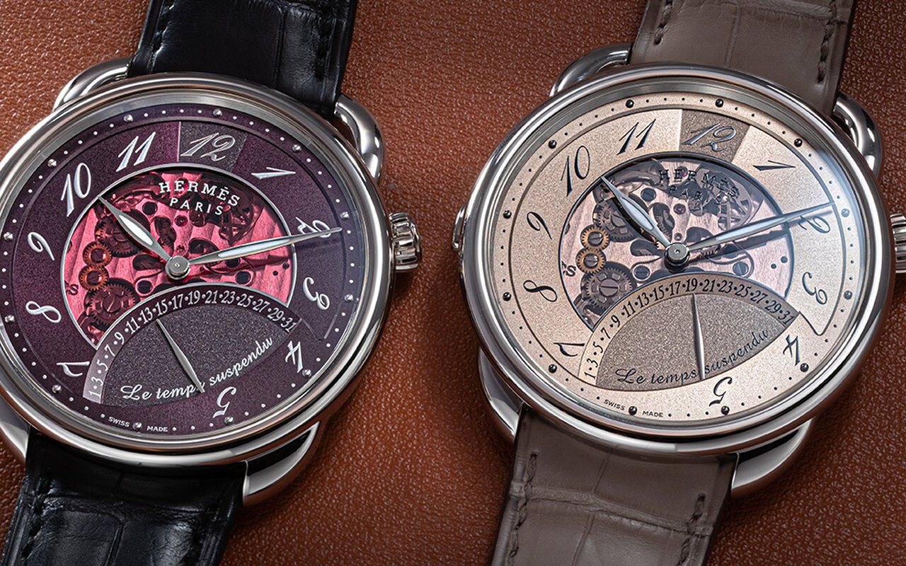 Sacrée au Grand Prix de Genève 2011, l’Arceau Le Temps Suspendu d’Hermès reste la seule montre capable d’arrêter le temps sur simple pression du poussoir