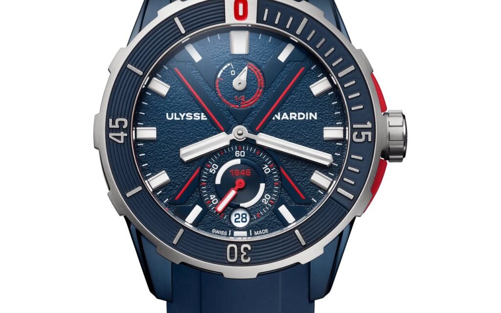 Titane PVD bleu et 300 exemplaires : la Diver Hammerhead Shark d’Ulysse Nardin reverse 1 pour cent de son prix à la protection des requins