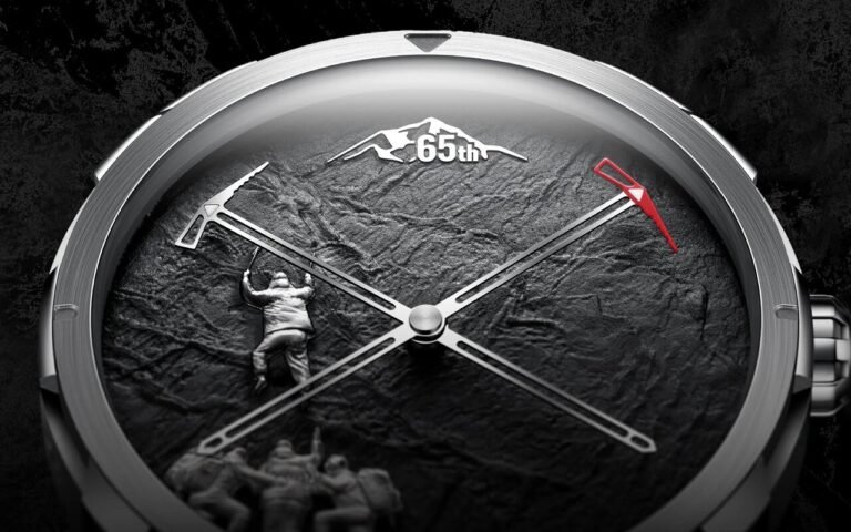 Un automate CIGA Design rejoue au poignet le Second Ressaut, le passage de l’Everest China que les alpinistes redoutent le plus