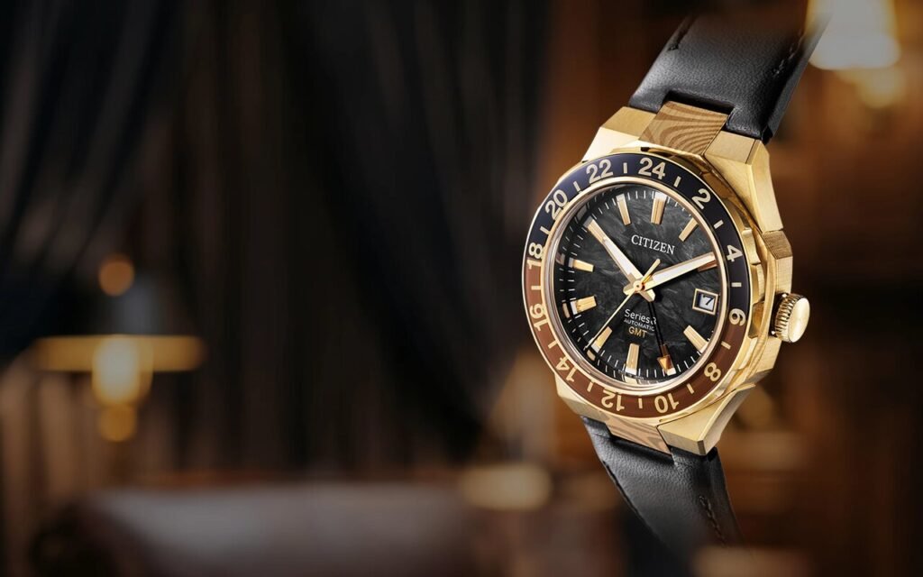 Carrure en acier damas et cadran en carbone forgé : Citizen limite sa Series 8 GMT à 1 300 exemplaires