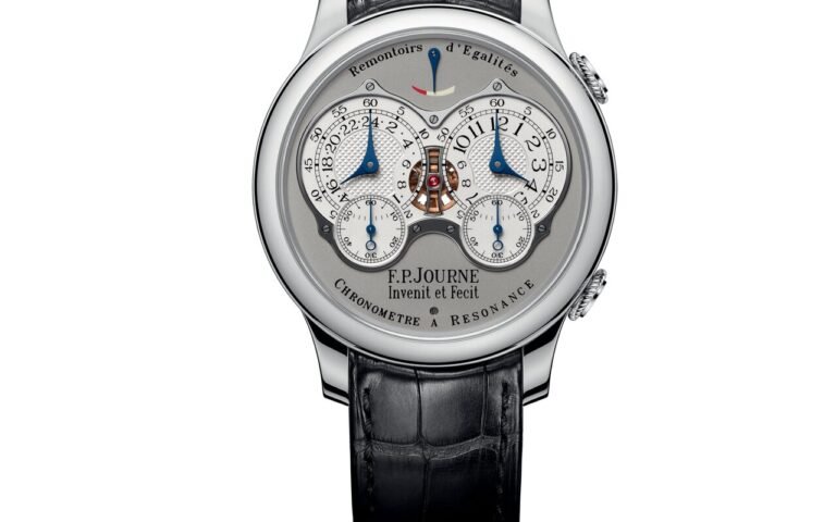 Deux balanciers qui battent à l’unisson : en 2000, F.P. Journe a fait du principe de résonance de Breguet une montre-bracelet