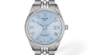Lunette cannelée, Powermatic 80 certifié COSC et cadran bleu glacier : la Tissot Ballade 39 mm change de couleur, à 1 025 euros