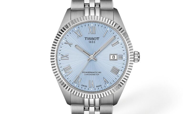 Lunette cannelée, Powermatic 80 certifié COSC et cadran bleu glacier : la Tissot Ballade 39 mm change de couleur, à 1 025 euros