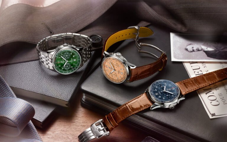 Née en 1943, la Breitling Premier a été la première ligne de chronographes pensée par Willy Breitling pour l’élégance plutôt que pour le cockpit