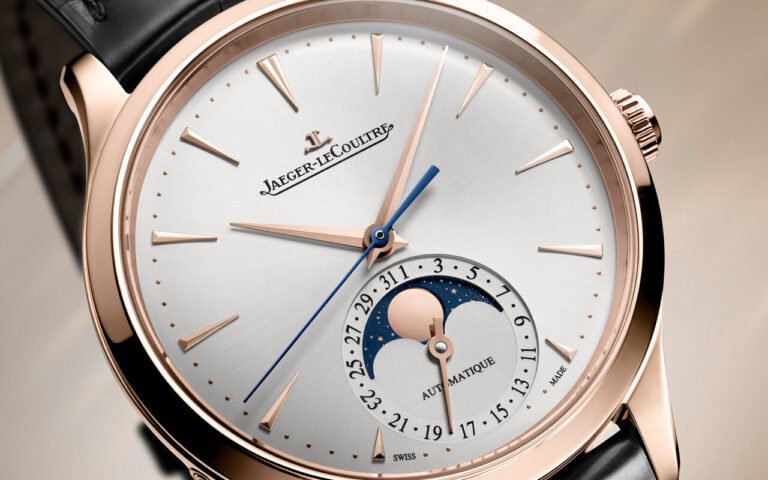 Or rose 18 carats, 36 mm et 9,3 mm d’épaisseur : Jaeger-LeCoultre décline la Master Ultra Thin Moon en version précieuse, à 23 900 euros
